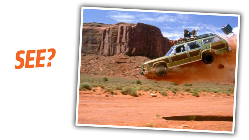 Illustration for article titled The Fake Car In The New National Lampoon'sĀ VacationĀ Movie Is Amazing